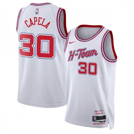 Maillot Basket Homme Houston Rockets Clint Capela 2025-26 Nike City Edition Blanc Swingman Maillot Basket Homme Houston Rockets Clint Capela 2025-26 Nike City Edition Blanc Swingman